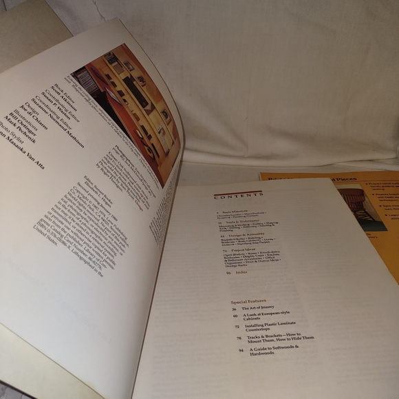 2 Sunset Books Bookshelves & Cabinets, Furniture Finishing & Refinishing PB GC - Picture 3 of 6